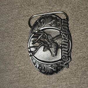 Remington deer head belt buckle usa